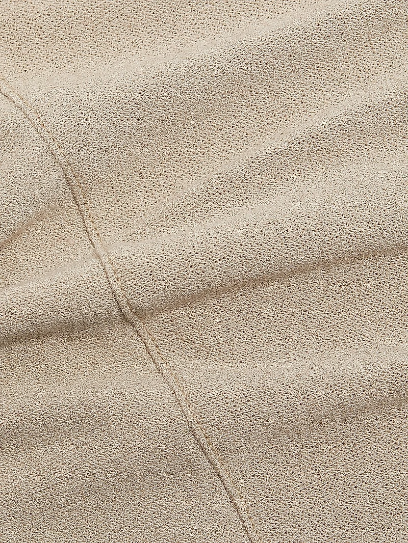 Stretch Long-Sleeve Sweater