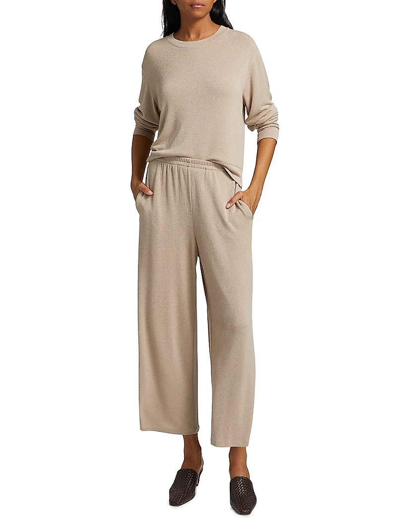 Stretch Long-Sleeve Sweater