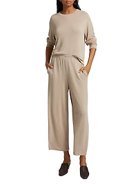 Stretch Long-Sleeve Sweater