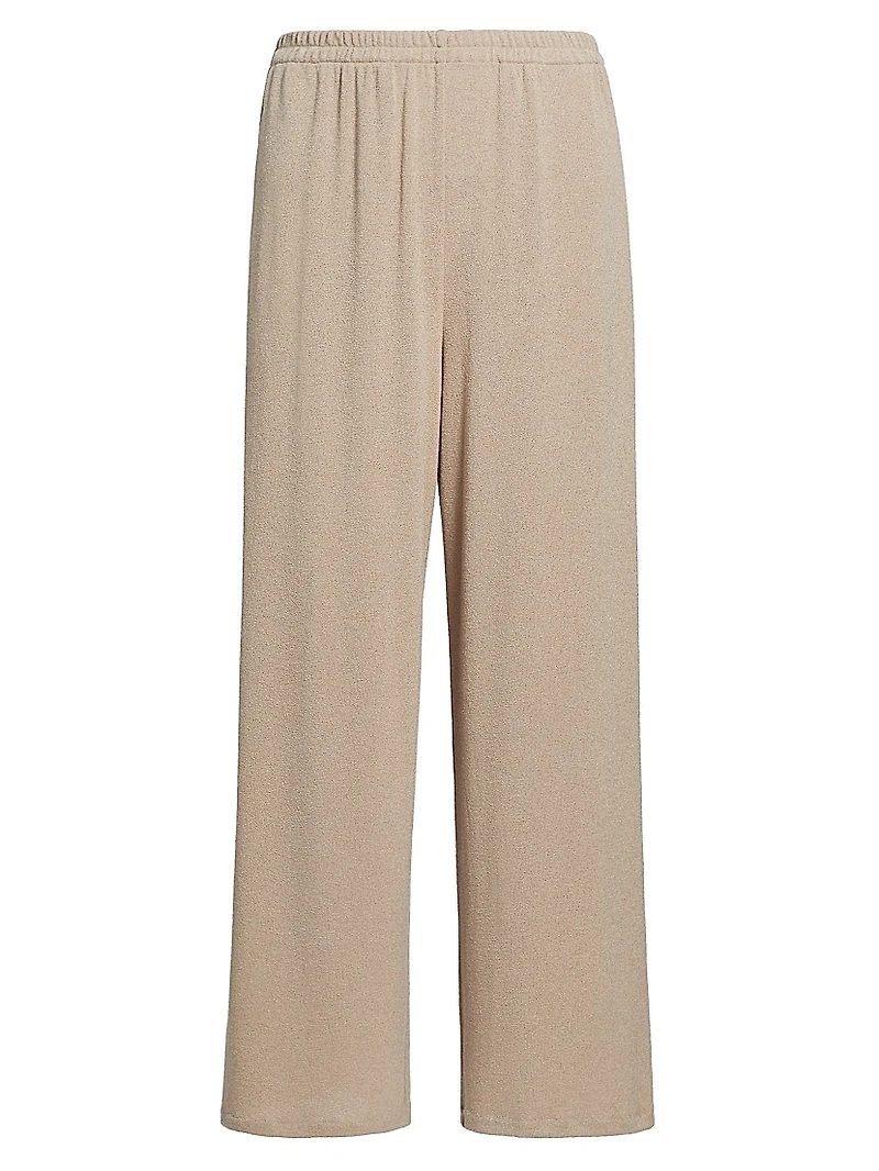 Crop Wide-Leg Lounge Pants