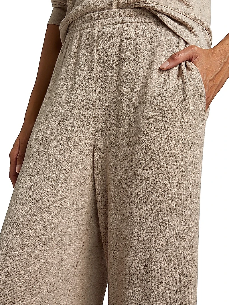 Crop Wide-Leg Lounge Pants