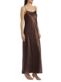 Bias-Cut Maxi Slipdress