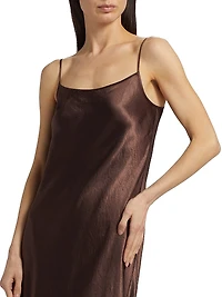 Bias-Cut Maxi Slipdress