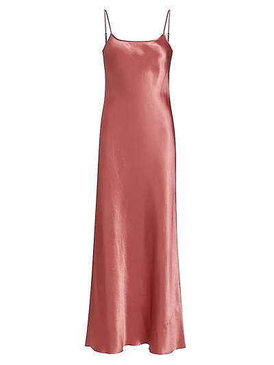 Bias-Cut Maxi Slipdress