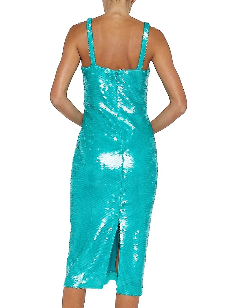 Gabin Sequin Midi-Dress