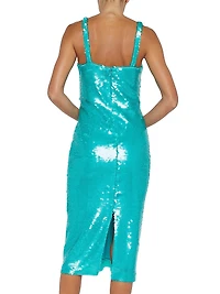 Gabin Sequin Midi-Dress
