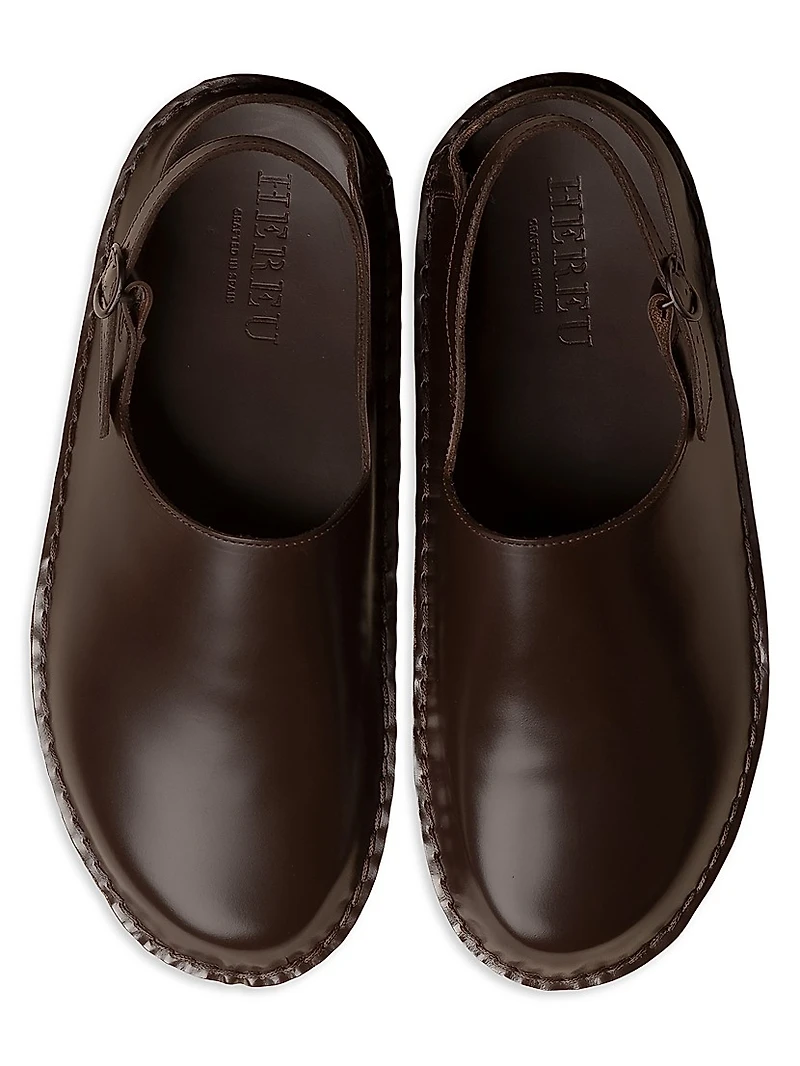 Cargol 2 Open-Back Leather Slingback