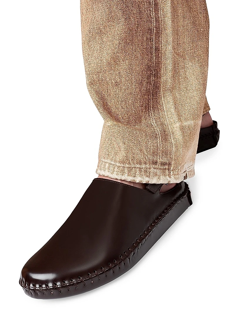 Cargol 2 Open-Back Leather Slingback