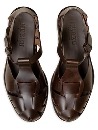 Pesca Leather Fisherman Sandals