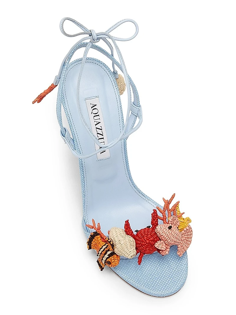 Marea 105MM Embellished Woven Sandals