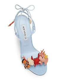 Marea 105MM Embellished Woven Sandals