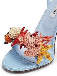 Marea 105MM Embellished Woven Sandals