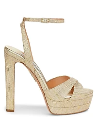 Divine 130MM Woven Platform Sandals