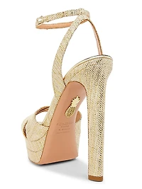 Divine 130MM Woven Platform Sandals