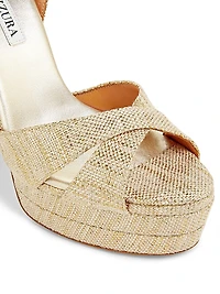 Divine 130MM Woven Platform Sandals