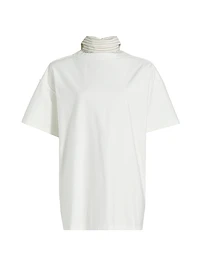 Layered Backward Short-Sleeve Top