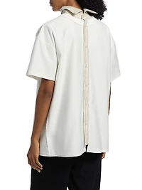 Layered Backward Short-Sleeve Top