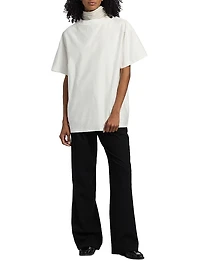 Layered Backward Short-Sleeve Top