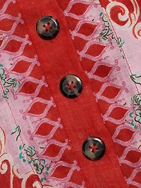 Riya Printed Linen Shirtdress