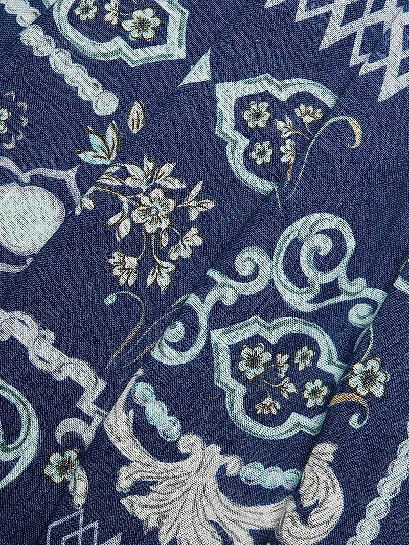 Nya Linen Tie-Waist Maxi Dress