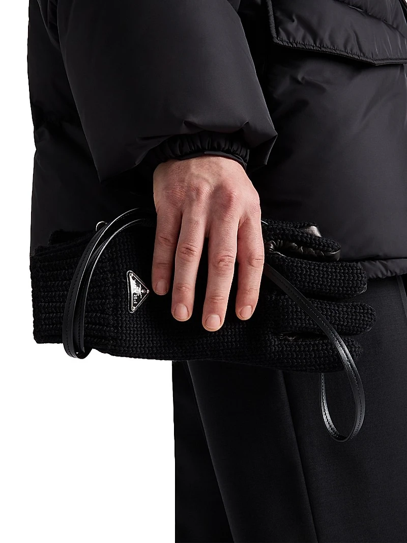 Wool and Nappa Leather Gloves