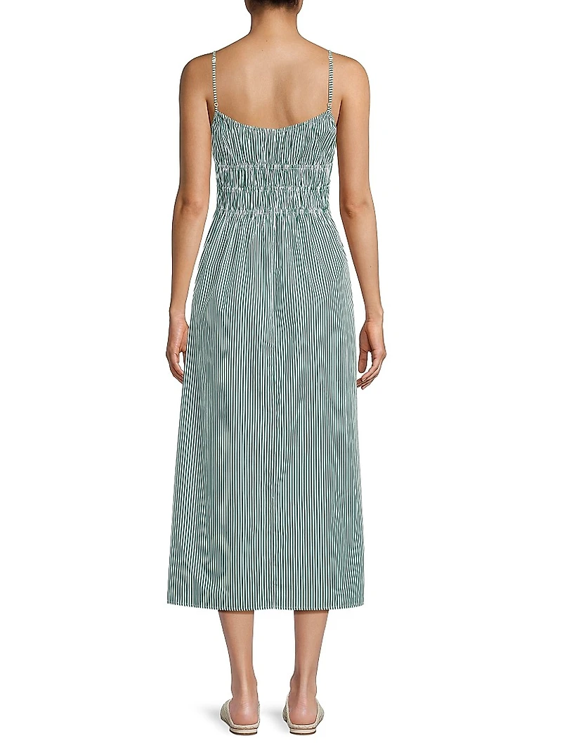 Marianne Cotton A-Line Midi-Dress