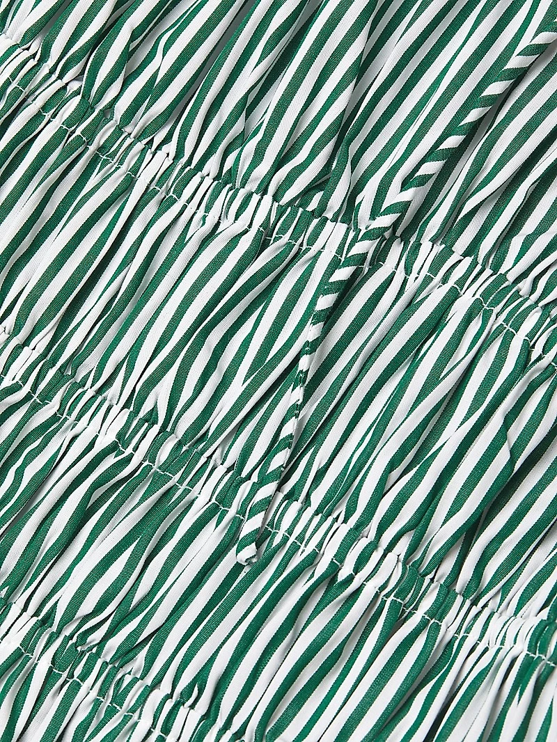 Marianne Cotton A-Line Midi-Dress