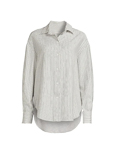 En Vau Oversized Poplin Shirt