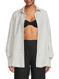En Vau Oversized Poplin Shirt