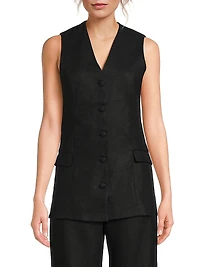 Eloise Linen Vest