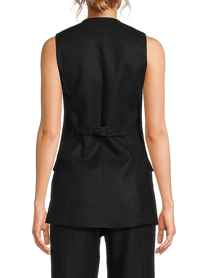 Eloise Linen Vest