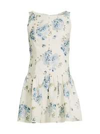 Blair Floral Linen Minidress