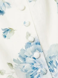 Blair Floral Linen Minidress