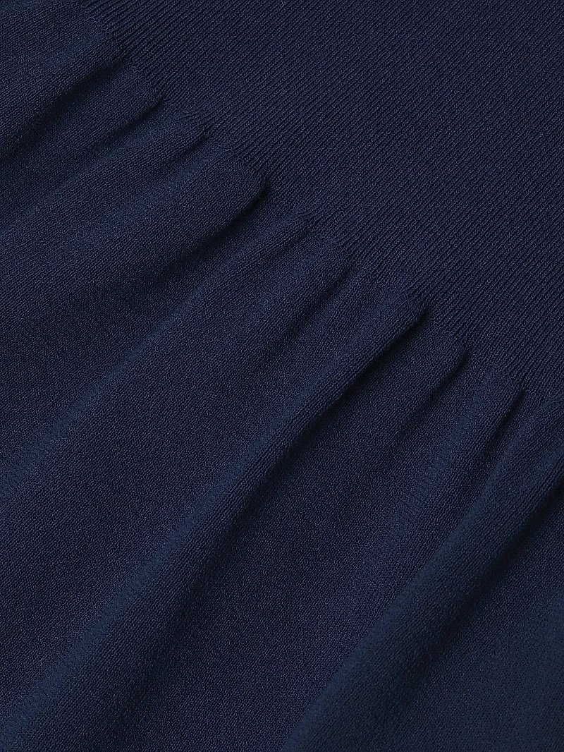 Monique Cotton-Blend A-Line Minidress