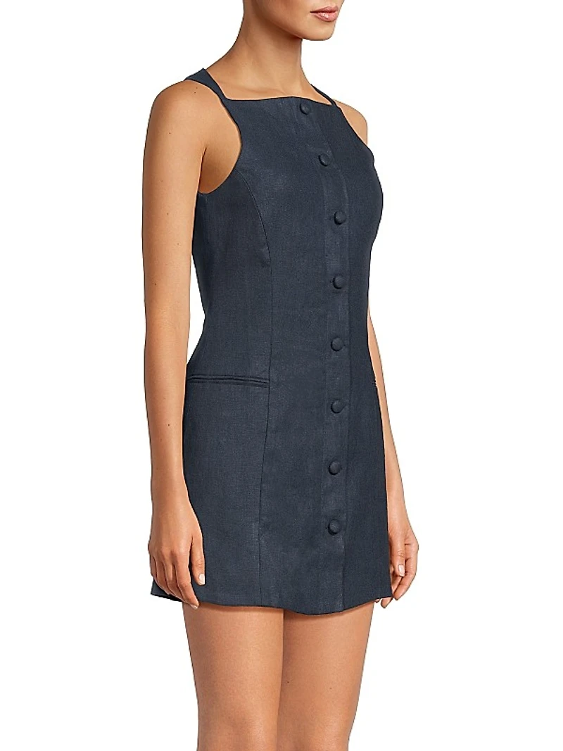 Ambra Linen Minidress