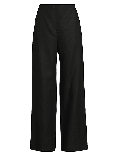 Lya Linen Wide-Leg Pants