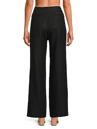 Lya Linen Wide-Leg Pants