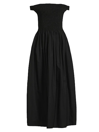 Fao Off-the-Shoulder Maxi Dress