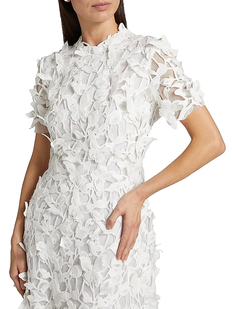 Darla Guipure Lace Minidress