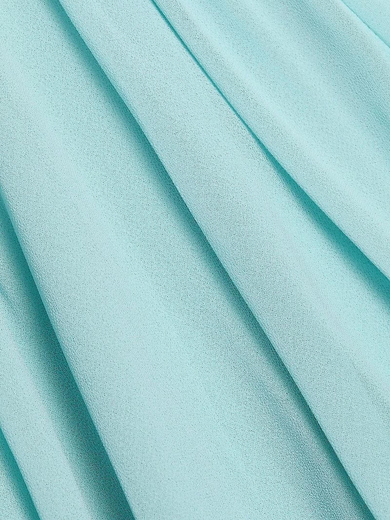 Fleuri Pleated Strapless Gown