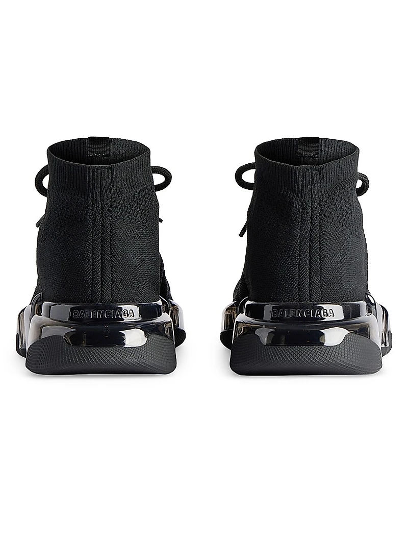 Speed 2.0 Lace Up Full Clear Sole Recycled Knit Sneakers