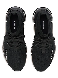 Speed 2.0 Lace Up Full Clear Sole Recycled Knit Sneakers