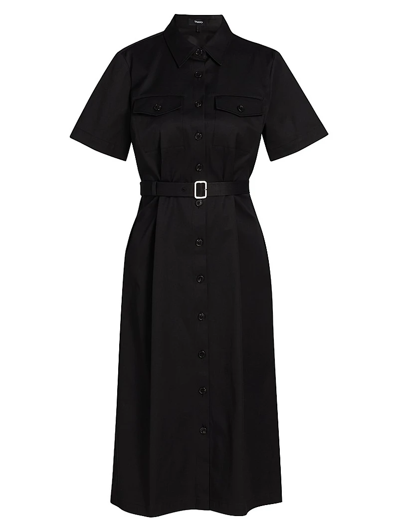Military Midi-Dress