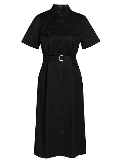 Military Midi-Dress