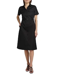 Military Midi-Dress