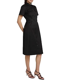 Military Midi-Dress