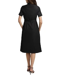 Military Midi-Dress