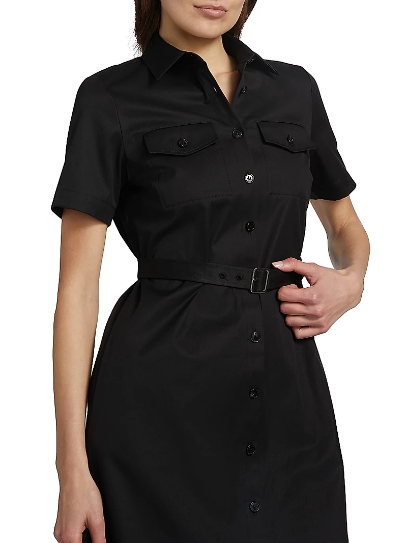 Military Midi-Dress
