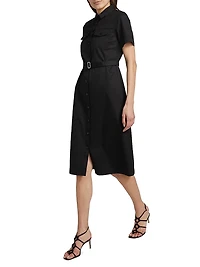 Military Midi-Dress