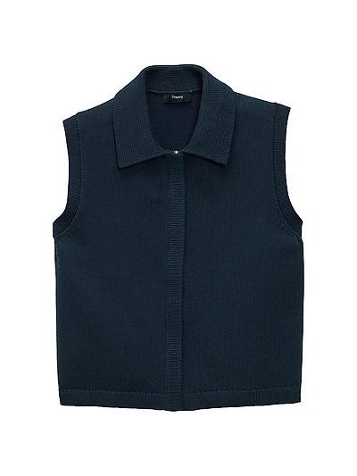Knit Full-Zip Vest